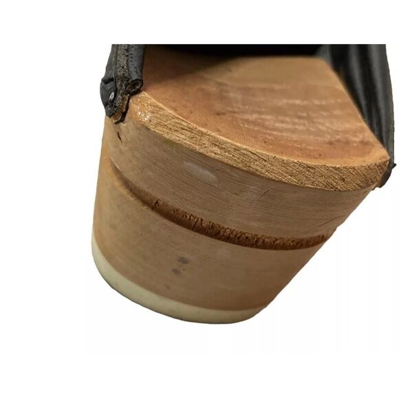 Troentorp Monet Clog Leather Handmade Swedish ONE Left Shoe Amputee New Size 45 - Picture 8 of 11